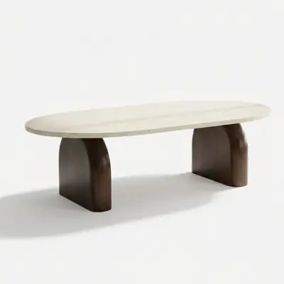 Grandis, table basse bois maroc