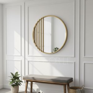 miroir doré