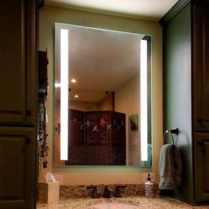 Miroir sdb led 2 traits
