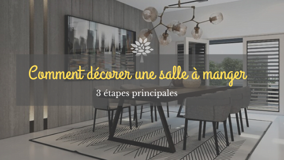 COMMENT DÉCORER UNE SALLE A MANGER _