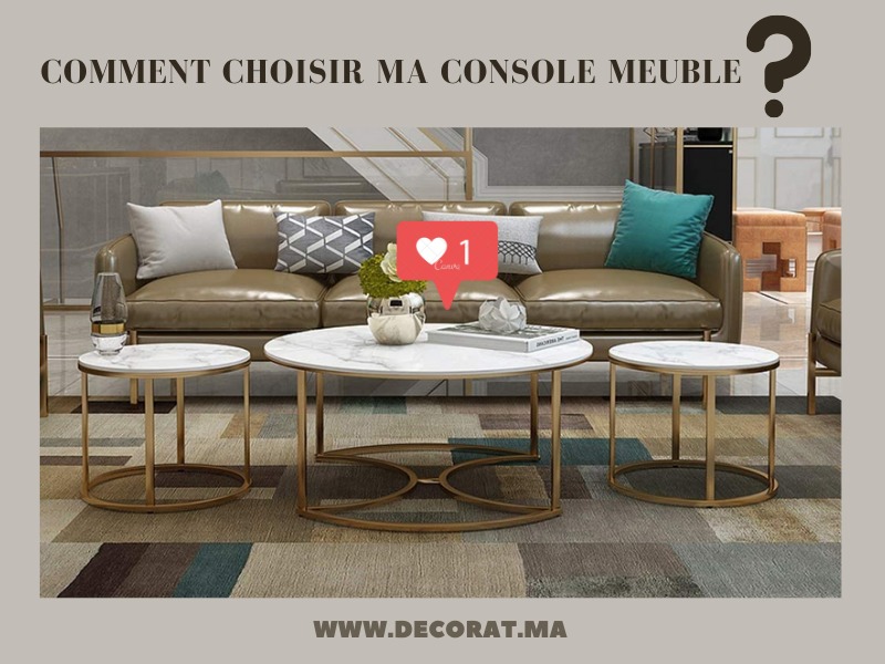 console meuble