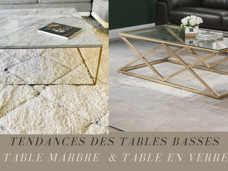 table basse table en verre