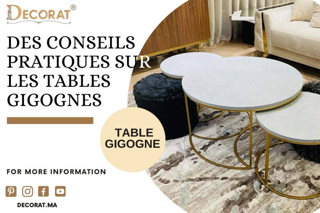 table gigogne moderne