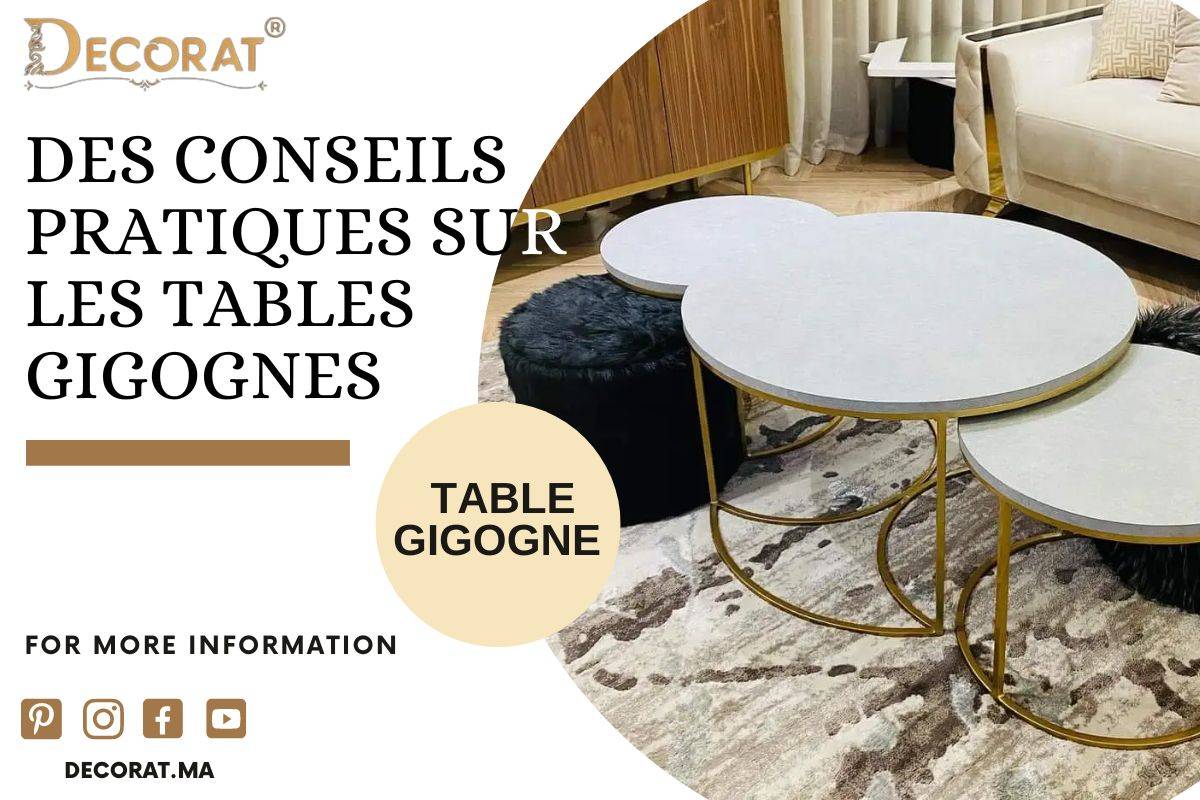 table gigogne moderne