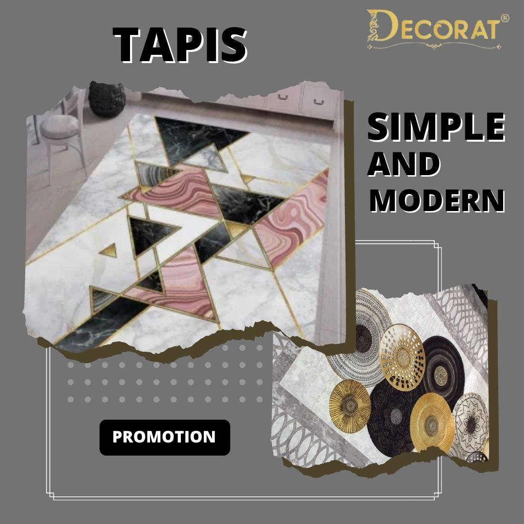 tapis imprimé