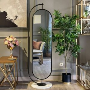 miroir avec pied