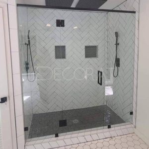 Cabine douche en verre