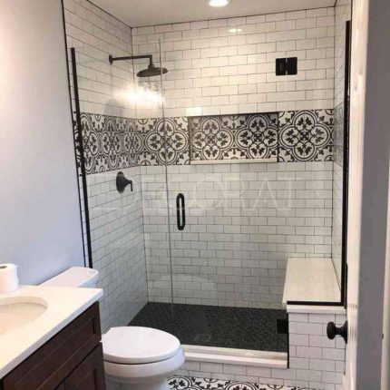 Cabine douche en verre