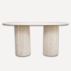 table à manger en travertin