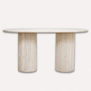 table à manger en travertin