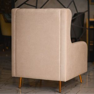 fauteuil doré luxe