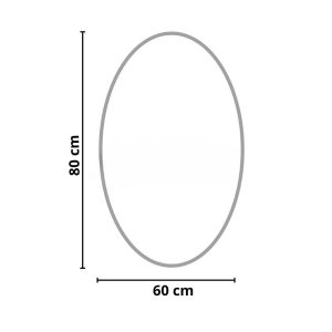 miroir ovale