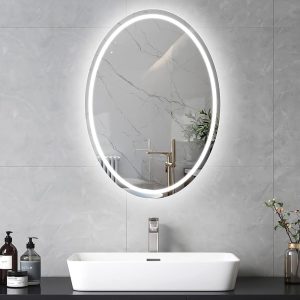 miroir ovale