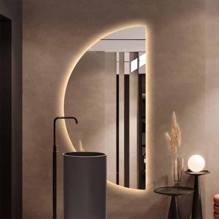 miroir demi cercle