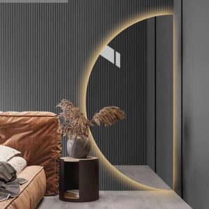 miroir demi cercle