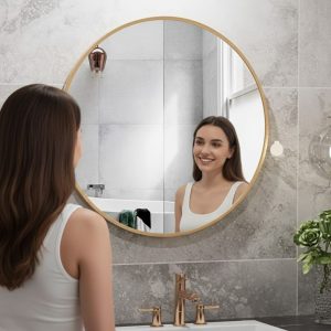 miroir salle de bain rond