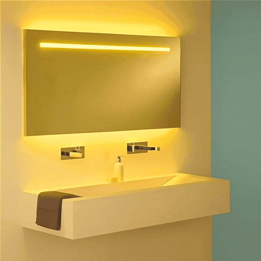 miroir éclairé