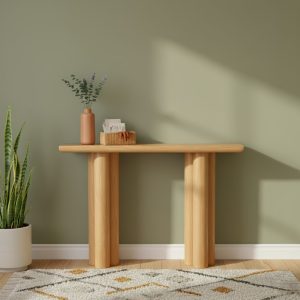 Console d’entrée bois