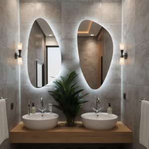 miroir led salle de bain