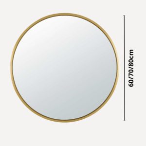 miroir salle de bain rond