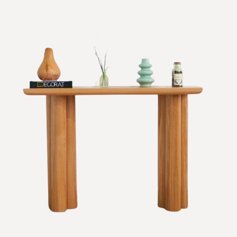 Console d’entrée bois