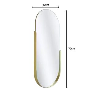 Miroirs or ovale