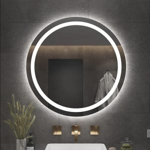 miroir rond salle de bain