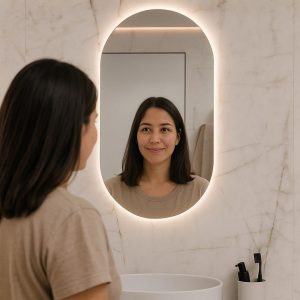 Miroir salle de bain maroc