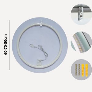 miroir tactile rond
