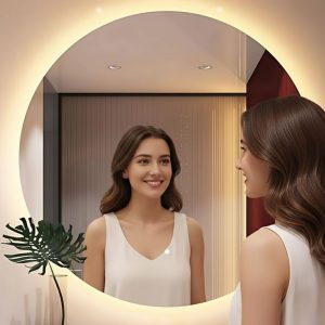 miroir tactile rond
