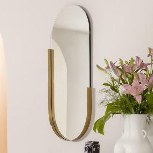 Miroirs or ovale