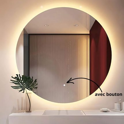 miroir tactile rond