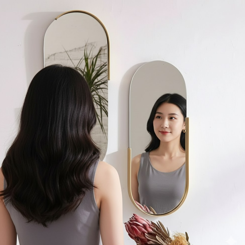 miroir salle de bain rond / ovale / rectangulaire” (adapter selon la forme)