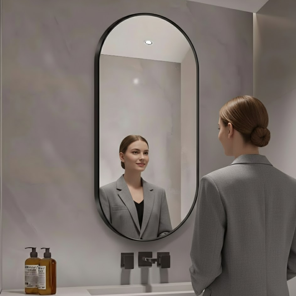 miroir salle de bain avec éclairage LED intégré