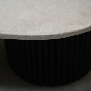 Table basse ovale