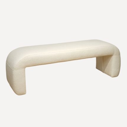 Banc en tissu bouclette
