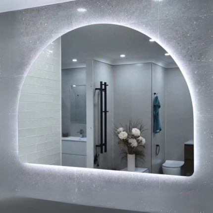 miroir salle de bain éclairé