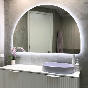 miroir salle de bain éclairé