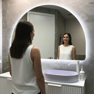miroir salle de bain éclairé