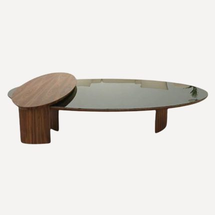 Table basse ovale