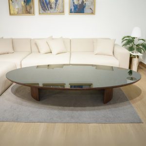 Table basse ovale