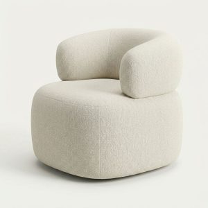 Fauteuil en bouclette
