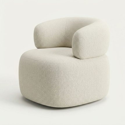 Fauteuil en bouclette