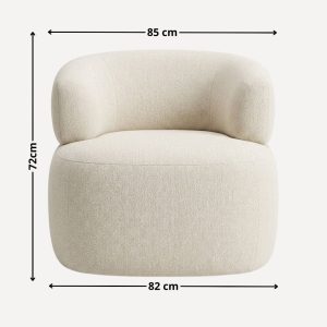Fauteuil en bouclette