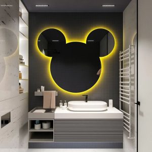 Miroir Chambre enfant jaune