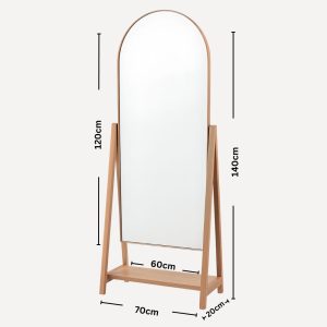 Miroir sur pied