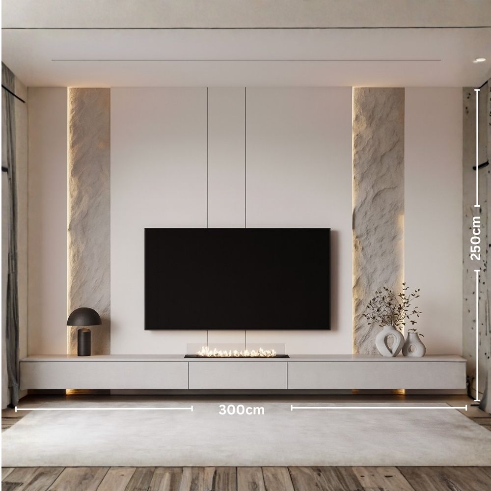 Meuble tv decorat