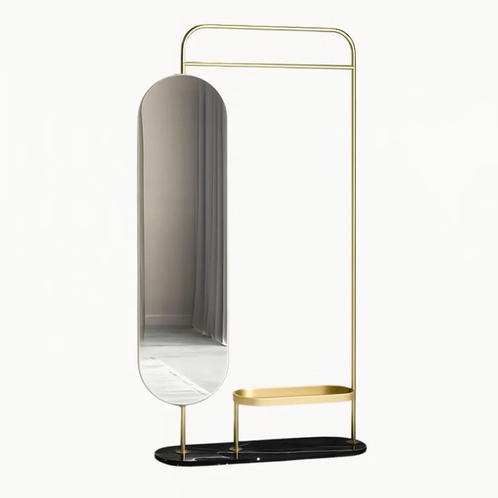 miroir sur pied