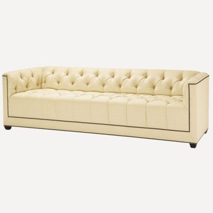Canapé rembourré beige