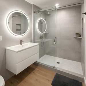 paroi de douche coulissante